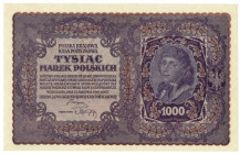 II RP, 1000 marek polskich 1919 I SERJA X