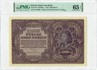 II RP, 1000 marek polskich 1919 III SERJA J