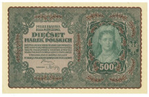II RP, 500 marek polskich 1919 I SERJA BG