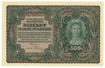 II RP, 500 marek polskich 1919 I SERJA BG