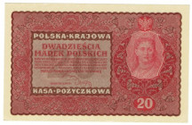 II RP, 20 marek polskich 1919 II SERJA EE