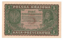 II RP, 5 marek polskich 1919 II SERJA DS