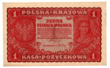 II RP, 1 marka polska 1919 I SERIA CD