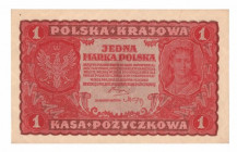 II RP, 1 marka polska 1919 I SERIA CD