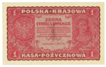 II Rzeczpospolita, 1 marka polska 1919 I SERJA EK