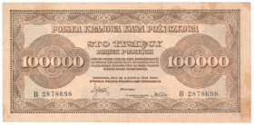 II RP, 100.000 marek polskich 1923 B