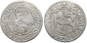 Sigismund II Augustus, 3 groschen 1564, Vilnius - L/LI R