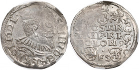 Sigismund III, 3 groschen 1595, Bromberg 2-MAX R