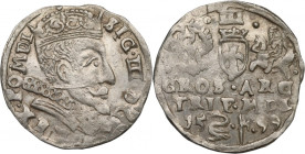 Sigismund III, 3 groschen 1590, Vilnius (nieopisany) R5/R4/15Mk