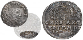 Sigismund III, 3 groschen 1590, Vilnius RR/R5