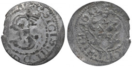 Sigismund III, Schilling 1613 Riga RRRR