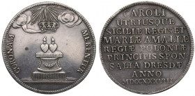Austria, Medal for wedding of Marie Amalia 1738