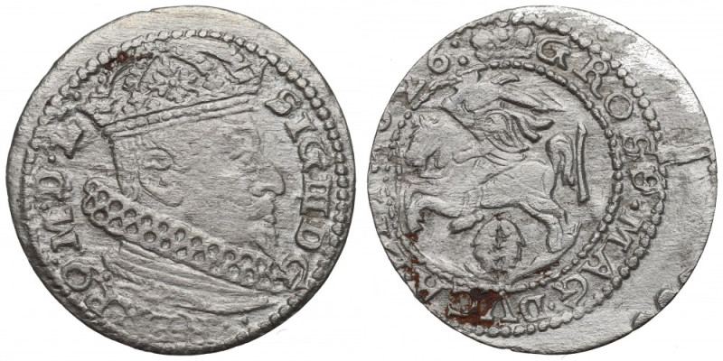 Sigismund III, Groschen 1626, Vilnius Ładny egzemplarz z dobrym połyskiem. Refer...