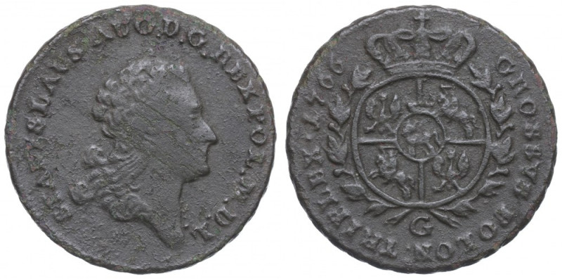 Stanislaus Augustus, 3 groschen 1766 G Obiegowy egzemplarz, czytelne zachowane d...