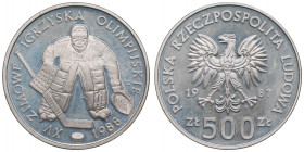 PRL, 500 złotych 1987 - Zimowe Igrzyska Olimpijskie