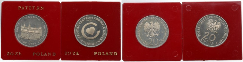 PRL, Zestaw 20 złotych 1979-81 

Polen, Poland