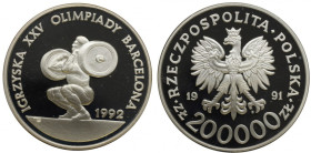 III RP, 200.000 złotych 1991 Igrzyska Barcelona