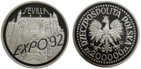 III Republic of Poland, 200.000 zloty 1992 Sevilla