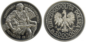 III RP, 100.000 złotych 1994 50. Rocznica Powstania Warszawskiego