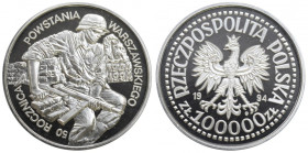 III RP, 100.000 złotych 1994 50. Rocznica Powstania Warszawskiego