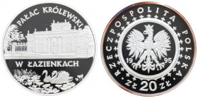 III RP, 20 złotych 1995 Łazienki Królewskie