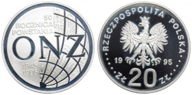 III RP, 20 złotych 1995 ONZ