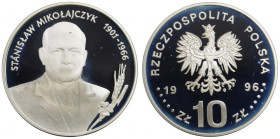 III RP, 10 złotych 1996 Mikołajczyk