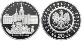 III RP, 20 złotych 1999 Pałac Potockich Radzyń Podlaski