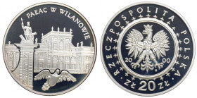 III RP, 20 złotych 2000 - Pałac w Wilanowie