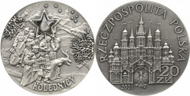 III RP, 20 złotych 2001 Kolędnicy