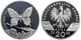 III RP, 20 złotych 2001 Paź królowej