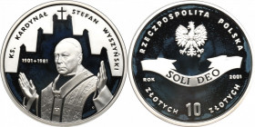 III RP, 10 złotych 2001 Wyszyński