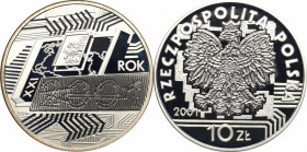 III RP, 10 złotych 2001 XXI Wiek