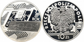 III RP, 10 złotych 2001 XXI Wiek