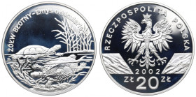 III RP, 20 złotych 2002 Żółw błotny