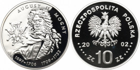 III RP, 10 złotych 2002 - August II Mocny