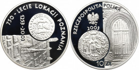 III RP, 10 złotych 2003 750-lecie Lokacji Poznania