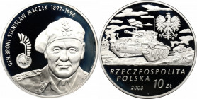 III RP, 10 złotych 2003 gen. Maczek