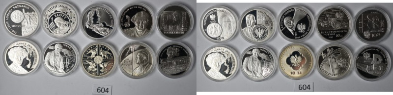 III RP, Zestaw 10 złotych 

Polen, Poland