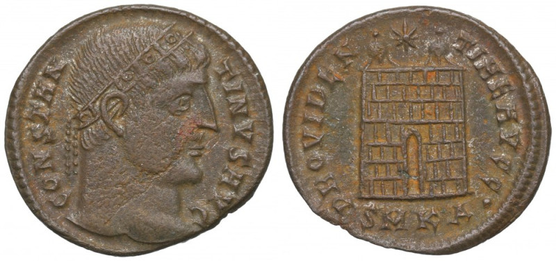 Roman Empire, Constantinus I, Follis Cyzicus Ładny egzemplarz z dobrze zachowany...