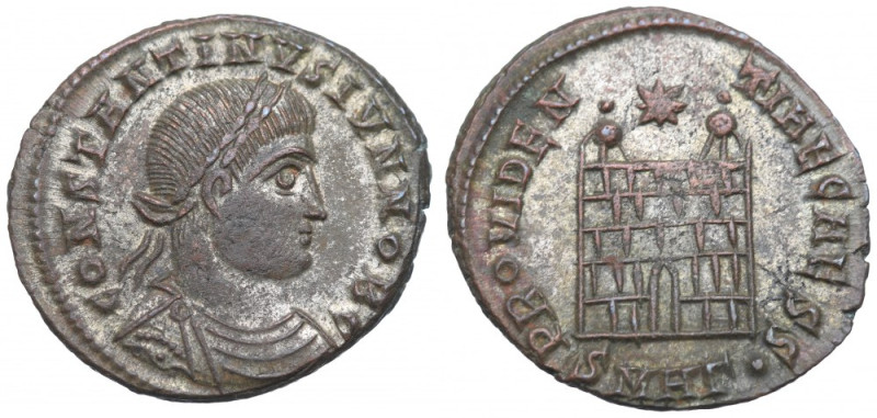 Roman Empire, Constantinus II, Follis Heraclea Egzemplarz z dobrze zachowanym sr...