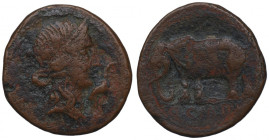 Roman Republic, Cecillius Metelus, Denarius subaeratus
