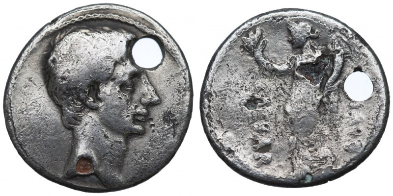 Roman Empire, Augustus, Denarius subaeratus Fałszerstwo z epoki.
 Poszukiwana e...