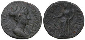 Roman Empire, Sabina, Sestertius Concordia
