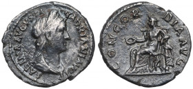 Roman Empire, Sabina, Denarius