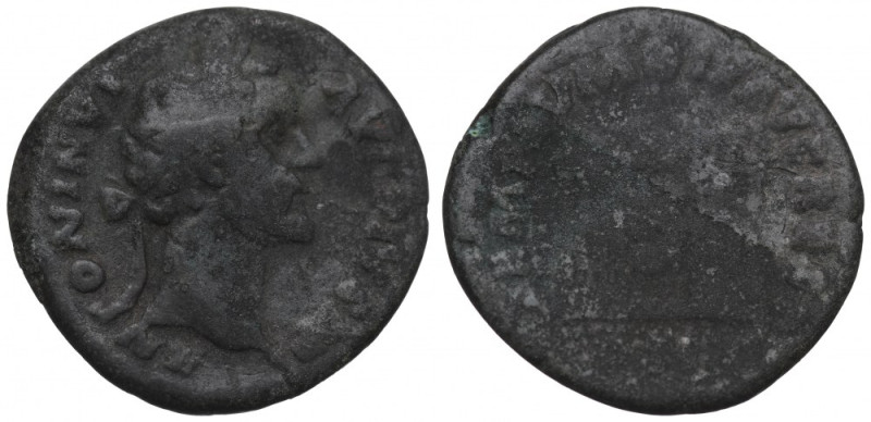 Roman Empire, Antoninus Pius, Denarius Ciekawy typologicznie egzemplarz denara l...