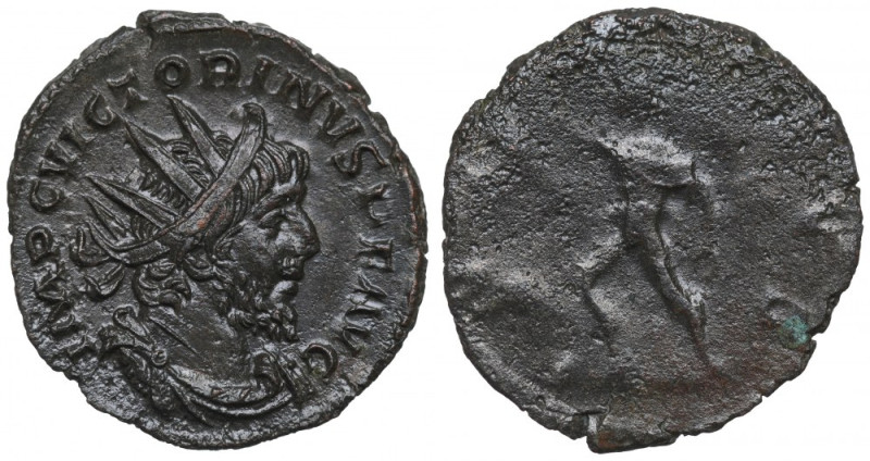 Roman Empire, Victorinus, Antoninian Ładnie zachowany egzemplarz. Awers: głowa c...