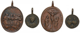 Europa, Zestaw medalików religijnych XVIII(?) wiek
