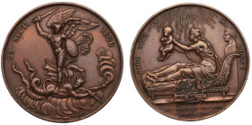 France, Louis XVIII, Medal for the birth of Henri V
