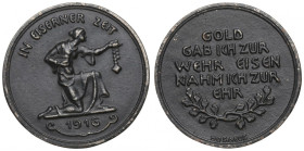 Niemcy, Medal 1916 w czasach żelaza
